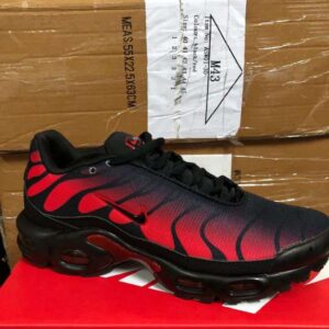 Nike Air Max Plus TN Black & Red Flames