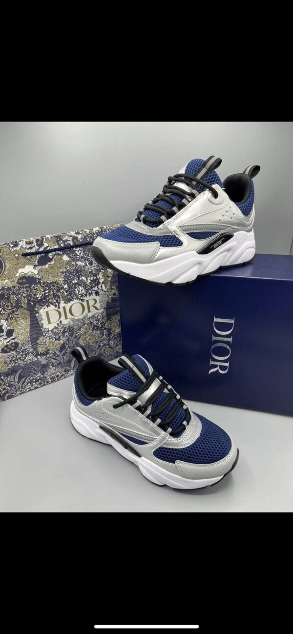 Dior B22 Sneakers Bleu/Argent