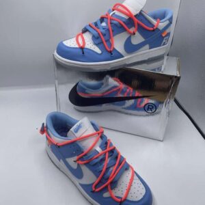 Nike Dunk Low Off-White Lot 50 Bleu / Rouge