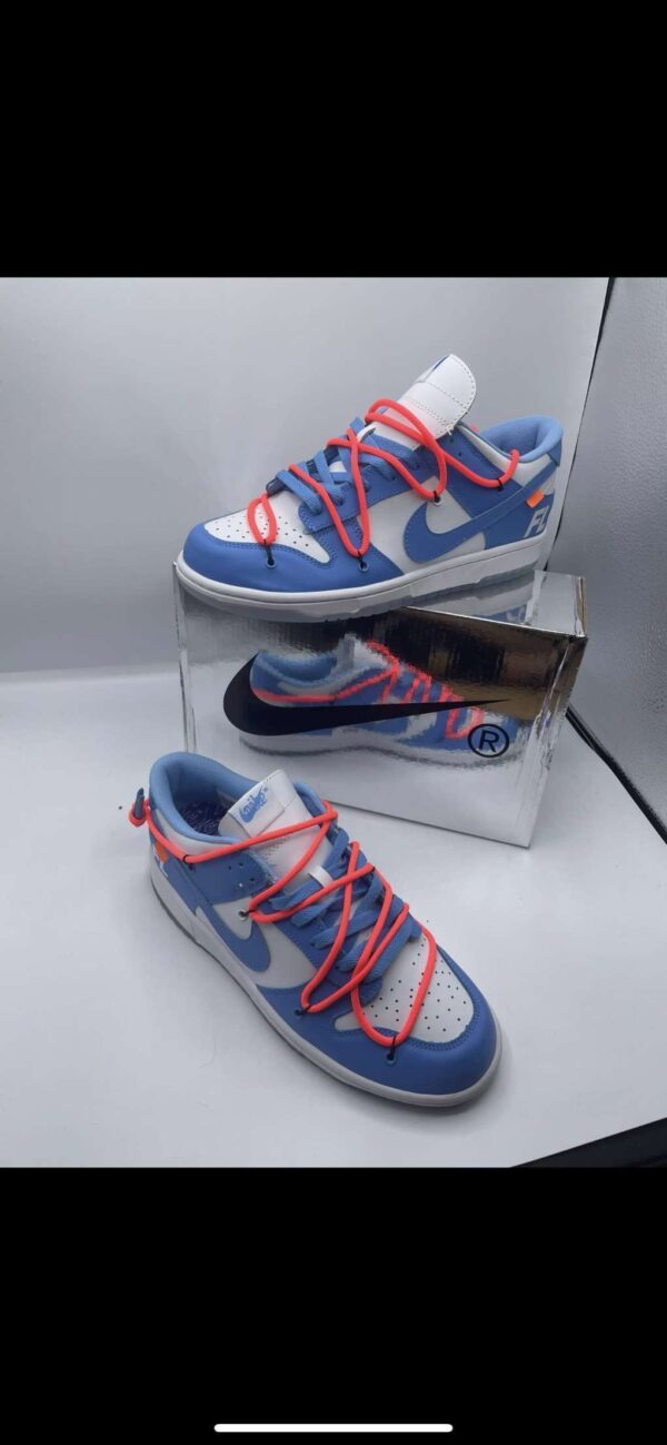 Nike Dunk Low Off-White Lot 50 Bleu / Rouge