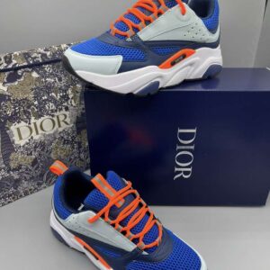Dior B22 Sneaker “Light Blue / Orange”