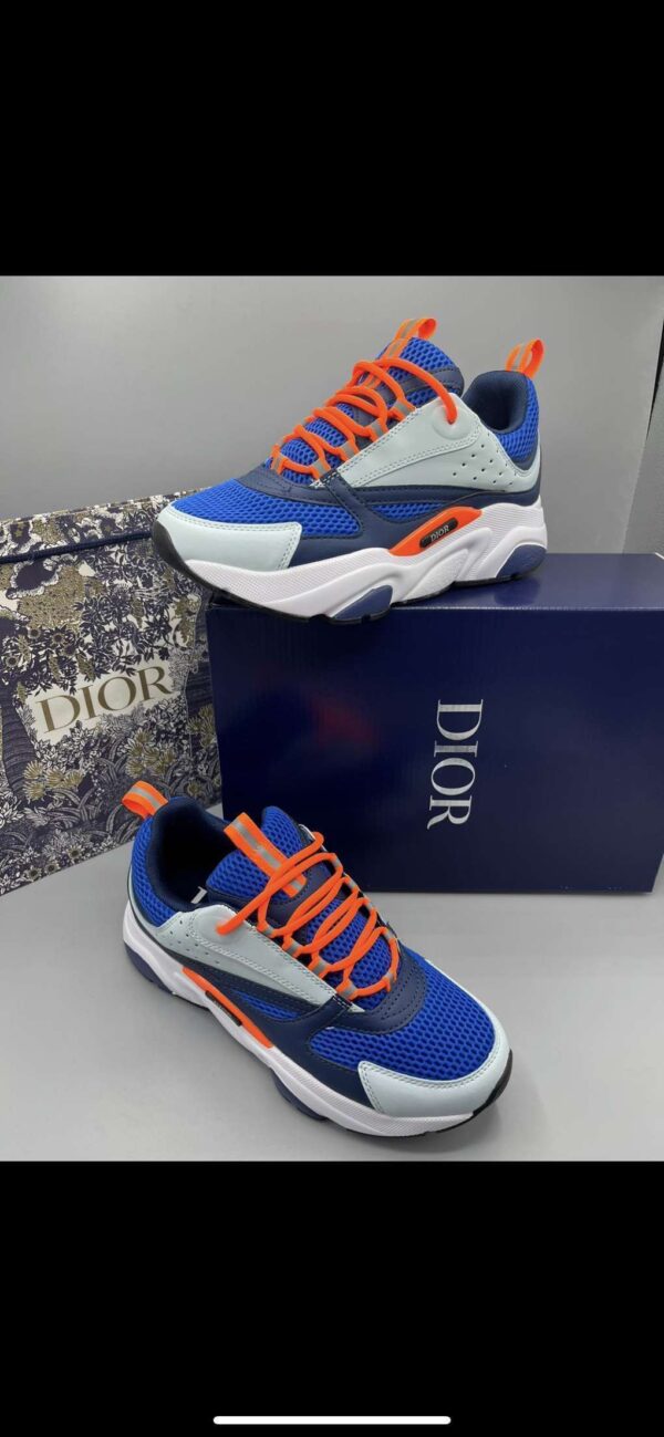 Dior B22 Sneaker “Light Blue / Orange”