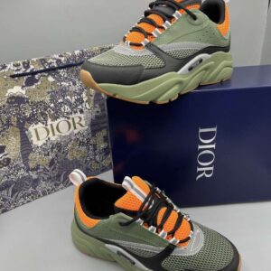 Dior B22 Sneaker “Khaki / Orange”