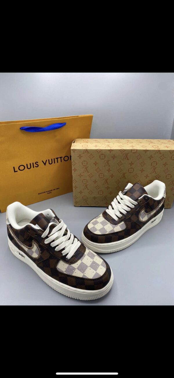 Nike Air Force 1 Custom “Louis Vuitton Damier”