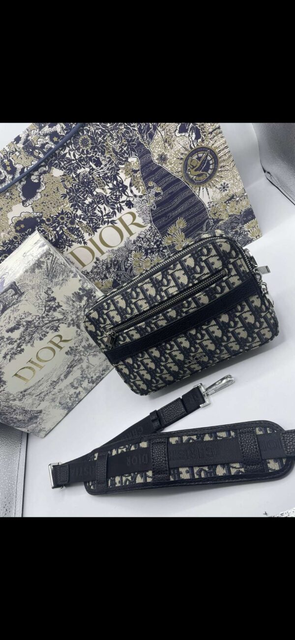 Dior Lingot 22 Pouch Oblique Jacquard