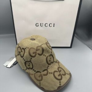 Gucci Jumbo GG Baseball Cap Beige/Brown