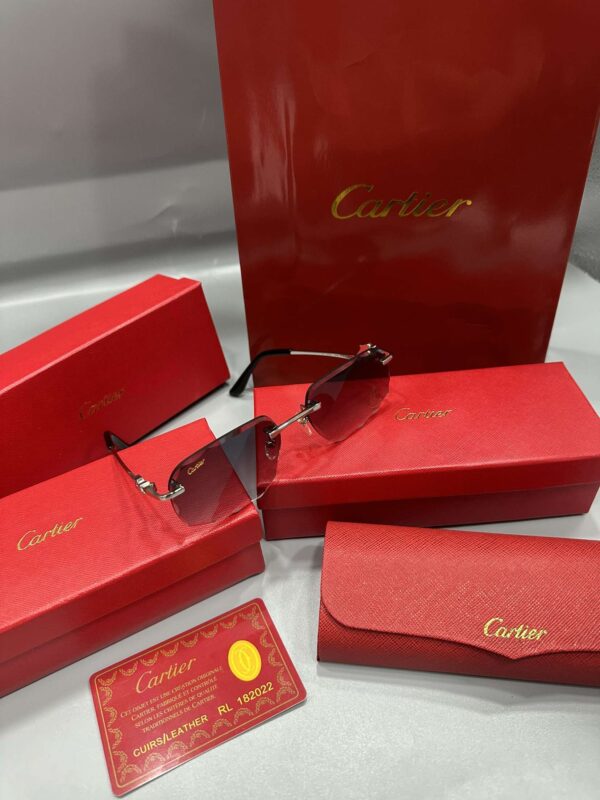 Lunettes Cartier Sans Monture Verres Violets